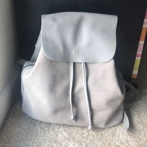 Urban Outfitters Backpack-half suede/leather Gray